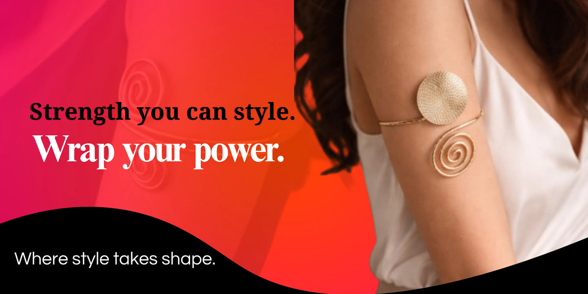 Arm cuffs for women in bold and contemporary designs