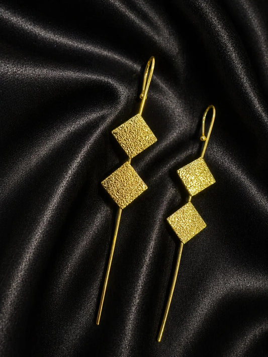 Squares Textured Handmade Ear Cuffs My Stuff